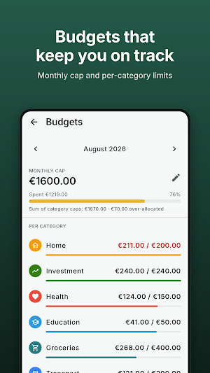 Better Budget: Expense Tracker Screenshot 1