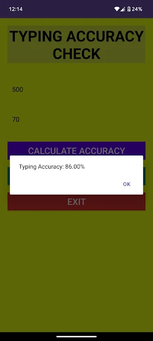 Typing Accuracy Check Screenshot 2