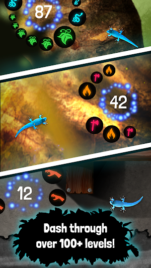 Electric Blue: Gecko dash! Screenshot 1