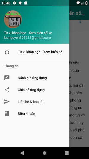 Tử vi khoa học - Xem biển số xe Screenshot 1