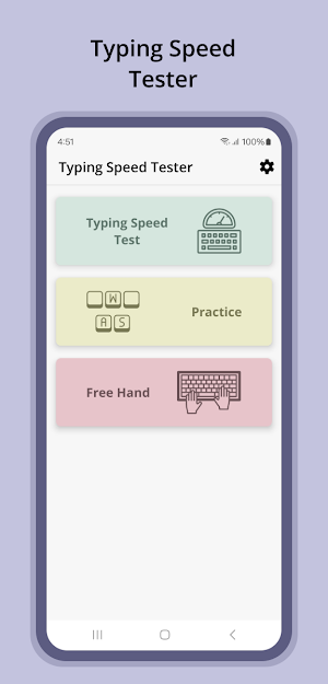 Typing Speed Tester Screenshot 0