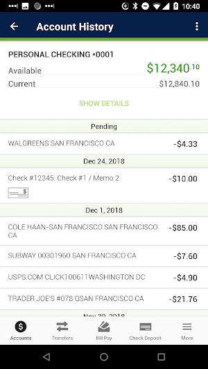 Downeast Credit Union Mobile Screenshot 1