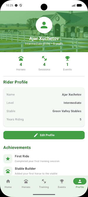 Stable Guide: Horse Log Screenshot 0