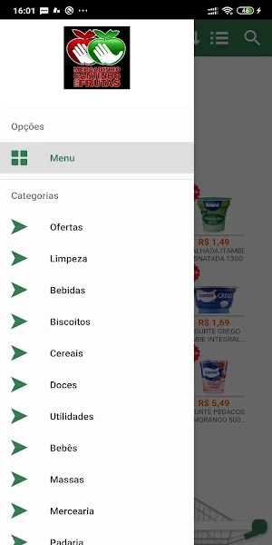 Mercadinho Cantinho das Frutas Barra Screenshot 1