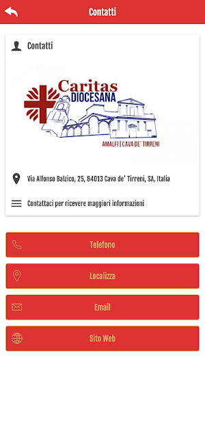 Caritas Amalfi - Cava Screenshot 1