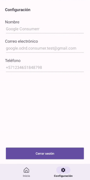 ODRD Consumer Servinformación Screenshot 3