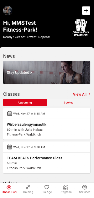Fitness-Park Waldkirch Screenshot 1