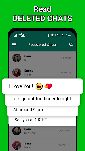 Recover WA Deleted Messages Screenshot 3