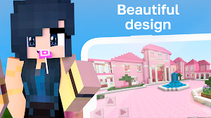 Pink House with Furniture Mod Screenshot 2