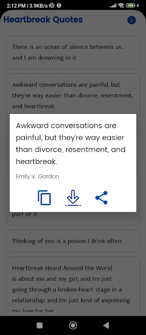 Heartbreak Quotes and Sayings Screenshot 2