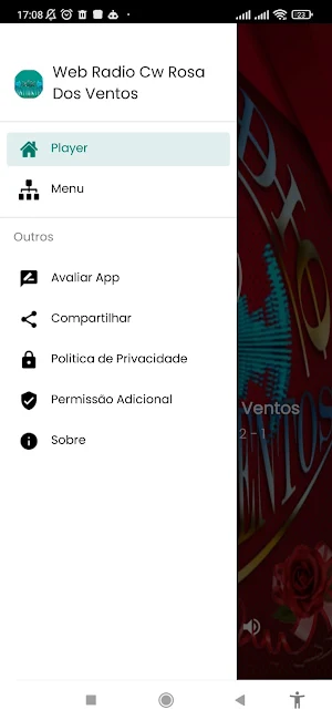 Web Radio Cw Rosa Dos Ventos Screenshot 1