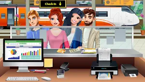 Subway Train Manager Cashier: ATM Cash Register Screenshot 0