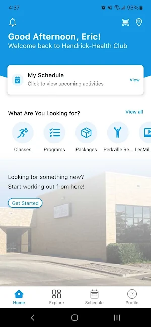Hendrick Health Club Screenshot 1