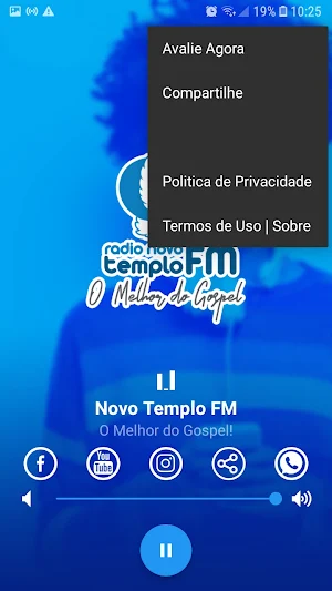 Novo Templo Gospel FM Screenshot 1