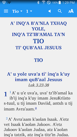 Ixil Chajul - Bible Screenshot 0