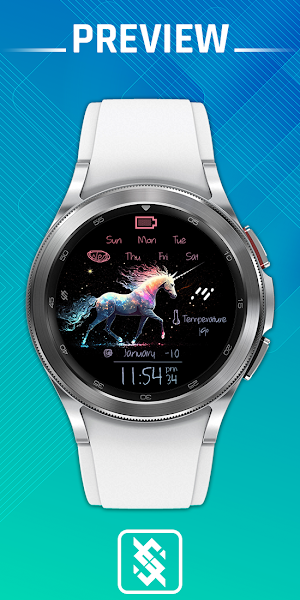 BFF47 - Neon Art Unicorn Light Screenshot 0