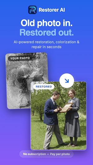 Restorer AI - Restore Photos Screenshot 0