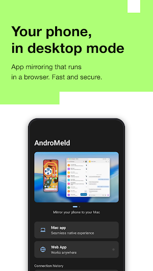 AndroMeld: Screen Mirror to PC Screenshot 0
