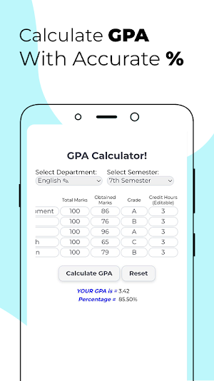 Easy GPA Calculator Screenshot 0