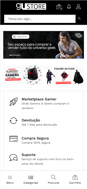 GUSTORE: Marketplace Gamer Screenshot 0