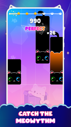 Cute Cat Tiles: Trending Music Screenshot 2