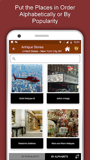 Famous Antique Shops Travel & Explore Guide Screenshot 3