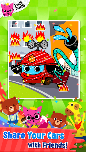 Cars Coloring Book PINKFONG Screenshot 3