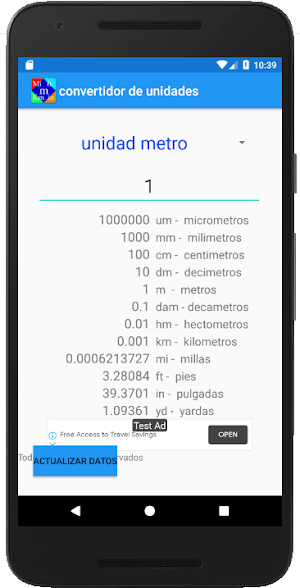Convertidor de unidades de longitud Screenshot 0