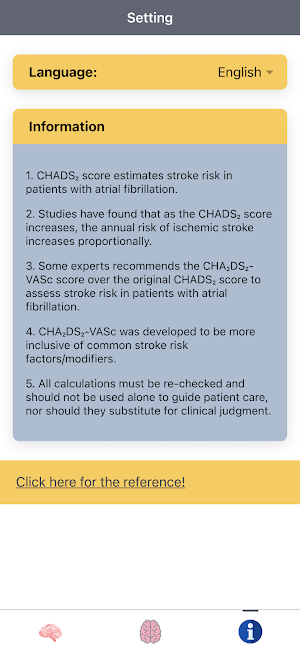 AF Stroke Risk - Atrial Fibrillation Evaluation Screenshot 2