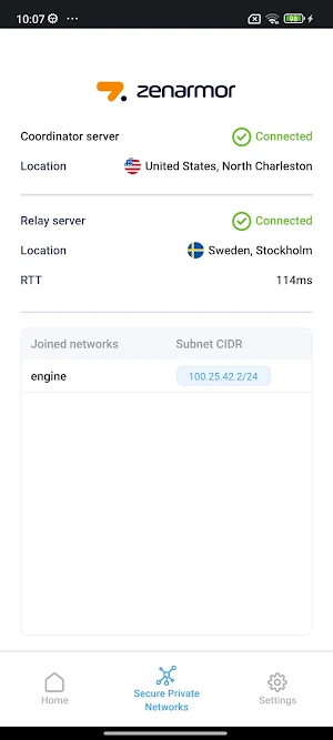 Zenarmor Private Access Screenshot 2