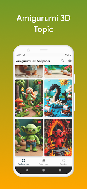 Amigurumi 3D Wallpaper Screenshot 1