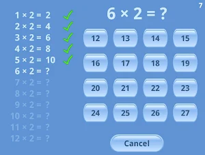 Times Tables Screenshot 1