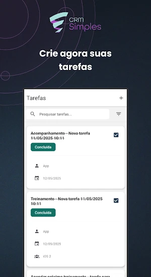 CRM Simples Screenshot 0