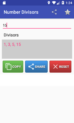 Number Divisors Screenshot 0