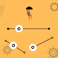 Umbrella Fall 3D