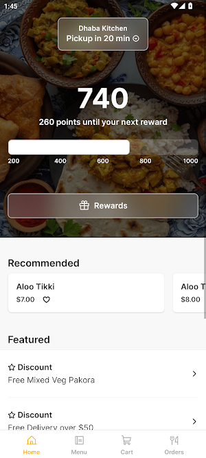 Dhaba Kitchen Indian Cuisine Screenshot 0