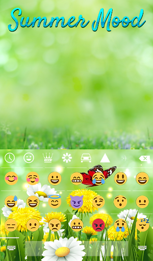 Summer Mood Animated Keyboard  Screenshot 3