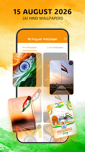 15 August Tiranga Wallpaper 4k Screenshot 3