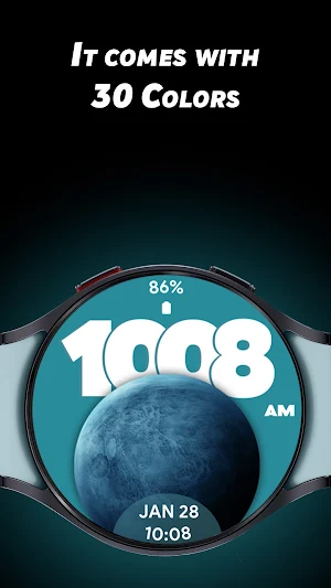 Earth Dial 2 - Watch face Screenshot 2