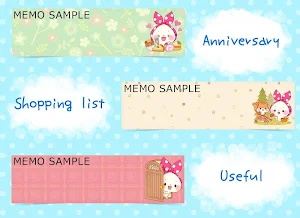 Sticky Note "Mochizukin-chan" Screenshot 3