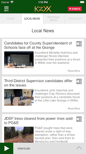 KZYX Public Broadcasting App Screenshot 2