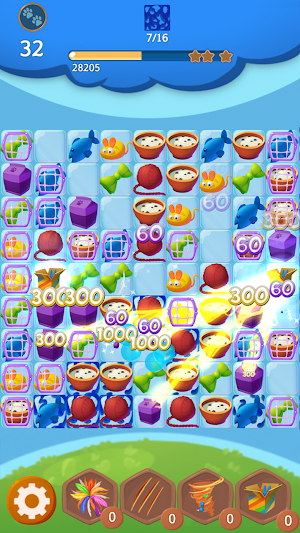 Super Cat Games: Match 3 Screenshot 1