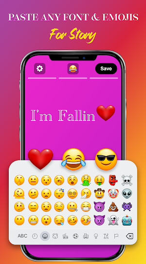 iOS Emojis For Story Screenshot 2
