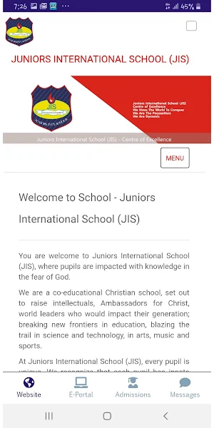 Juniors International School Screenshot 1