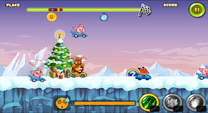 Tiger Car Racing: Animal Race Screenshot 1
