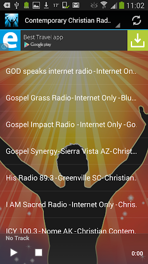 Contemporary Christian Radio Screenshot 1