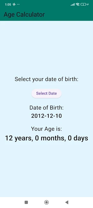 Age Calculator Screenshot 3