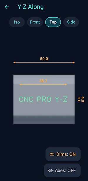 CNC Engrave G-Code & Simulator Screenshot 3