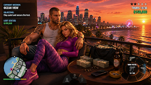 Grand Gangster Miami 3D Game Screenshot 1