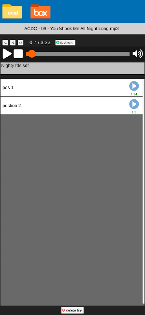 BoxTune for Box.com Screenshot 1